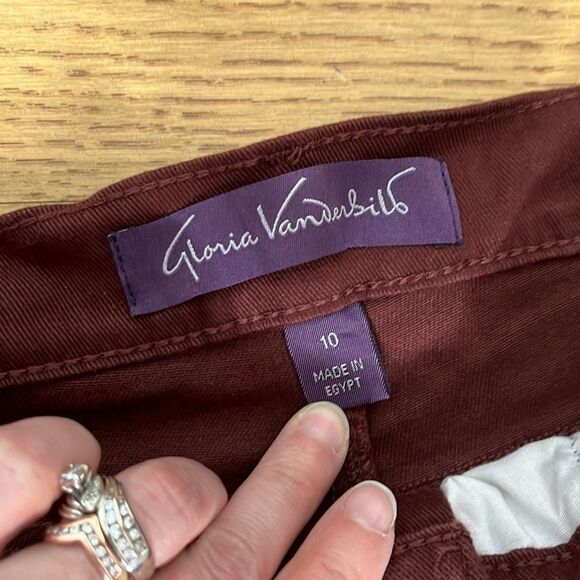 Gloria Vanderbilt Womens Jeans Amanda Essential Stretch Brown Size 10 NWT - Picture 7 of 14